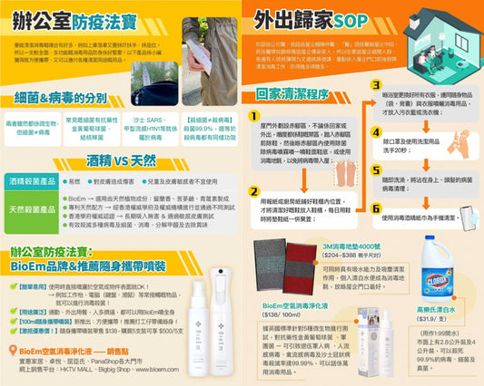 《假期日常 Holiday SMART》無得WFH《持續抗疫手冊》家清潔消毒懶人包