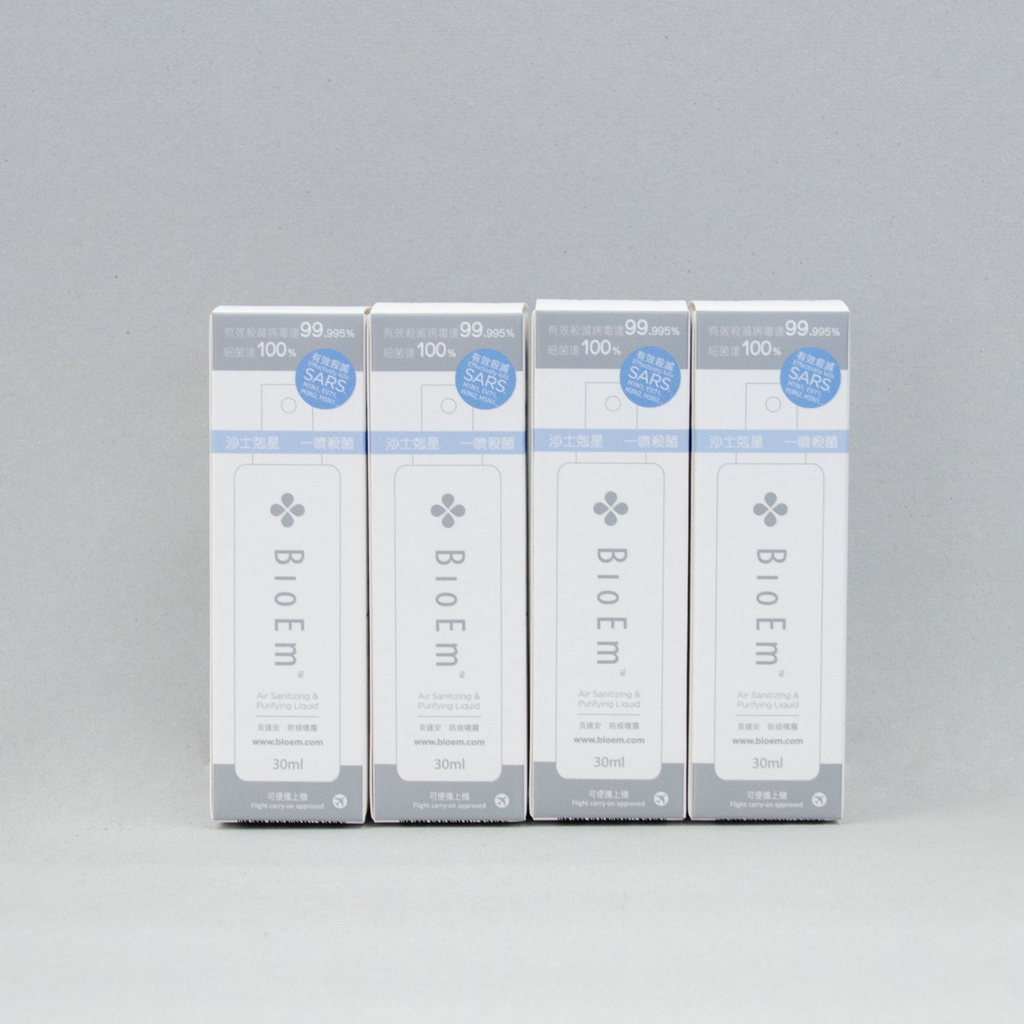 空氣消毒淨化液-輕便套裝 30ml x4支 (BP120-20)
