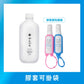 - 1 500ml refill + 2 30ml portable bottles (with two random color leather cases)