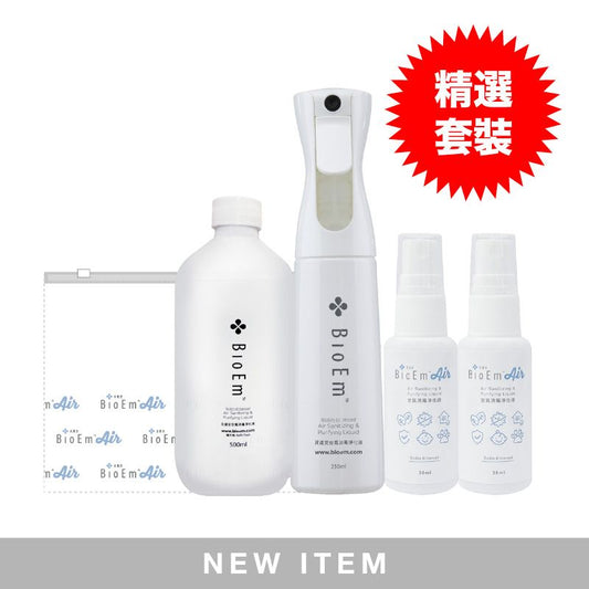 [精選套裝] 500ml補充裝x1支 + Flairosol正版專利真空噴霧裝(250ml)x1支 + 輕便裝(B30)x2支